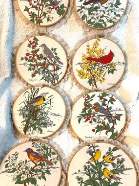 Surprise Vintage Bird Design Folk Art Piece Hand Picked By Posh Ambassador